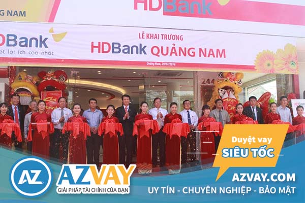 lãi suất thế chấp hdbank 