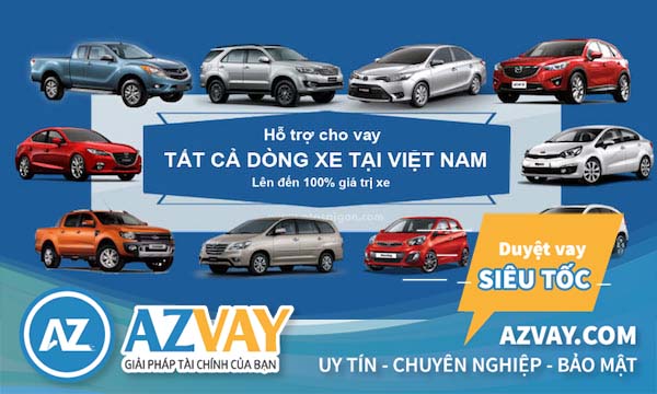 Lãi suất vay mua xe ô tô trả góp tại Bình Dương
