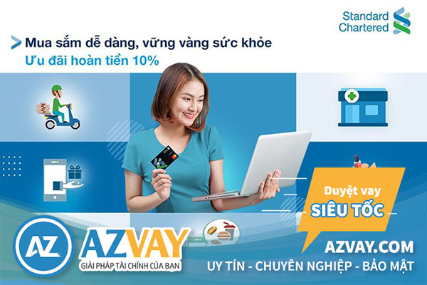 Thỏa sức mua sắm và thanh toán trực tuyến với thẻ tín dụng Standard Chartered