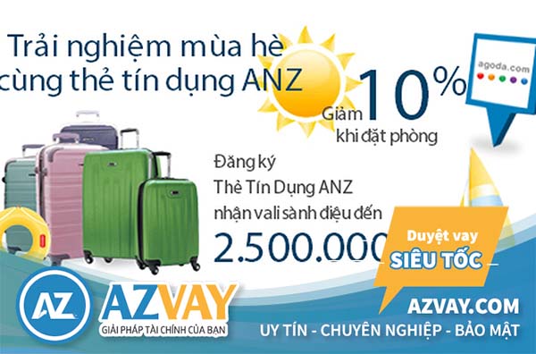 Đăng ký và sử dụng thẻ tín dụng ANZ với vô vàn ưu đãi