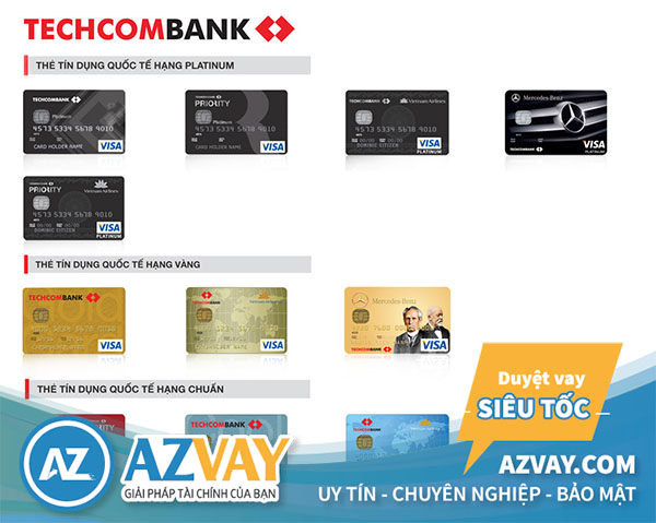 làm thẻ tín dụng techcombank