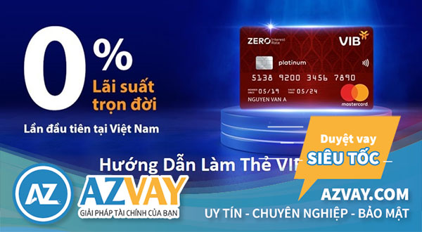 mở thẻ tín dụng vib