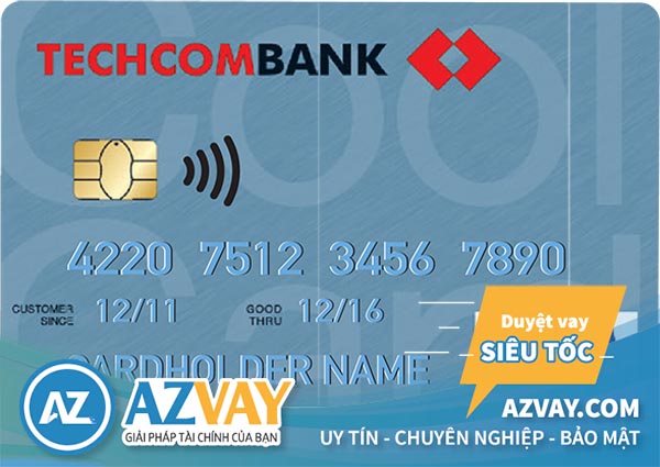 Mở thẻ tín dụng Techcombank Classic/Gold không cần sao kê bảng lương