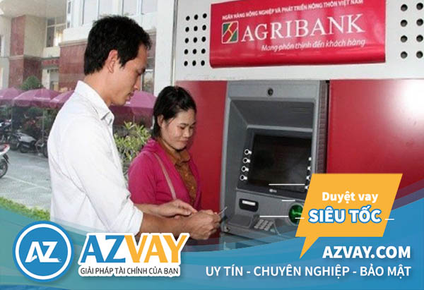 Rút tiền thẻ tín dụng Agribank tại ATM