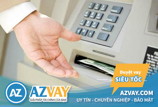 Rút tiền từ thẻ tín dụng BIDV trực tiếp tại cây ATM