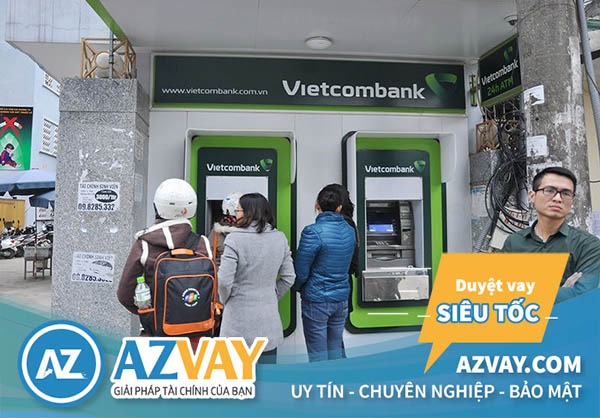 Có thể rút tiền qua thẻ tín dụng Vietcombank tại ATM