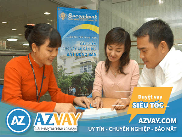 Vay tiền không cần chứng minh thu nhập tại Sacombank