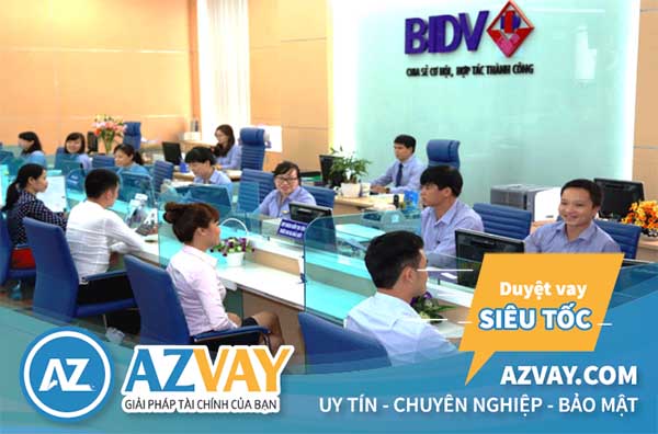 Vay tín chấp theo lương chuyển khoản ngân hàng BIDV