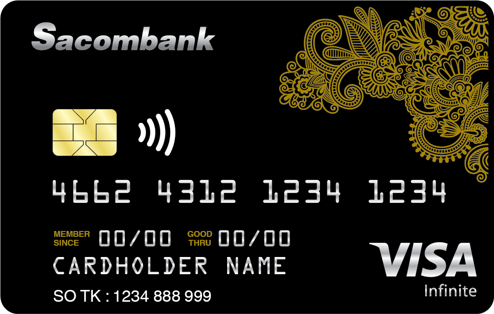 Thẻ tín dụng Sacombank Visa Platinum