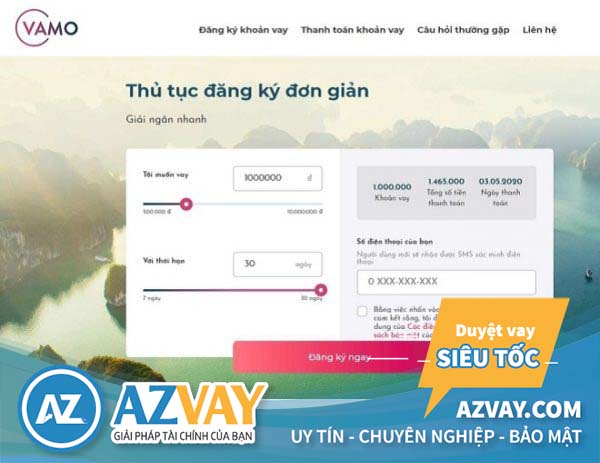 Hướng dẫn vay tiền nhanh Vamo tại Hà Nội