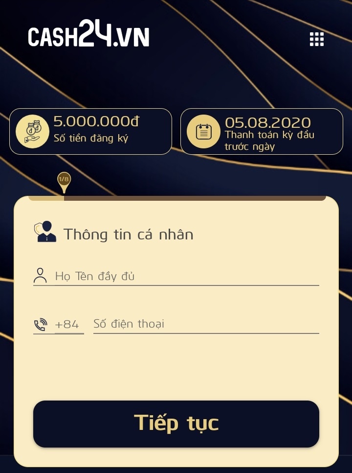 Điền Họ & tên và số điện thoại