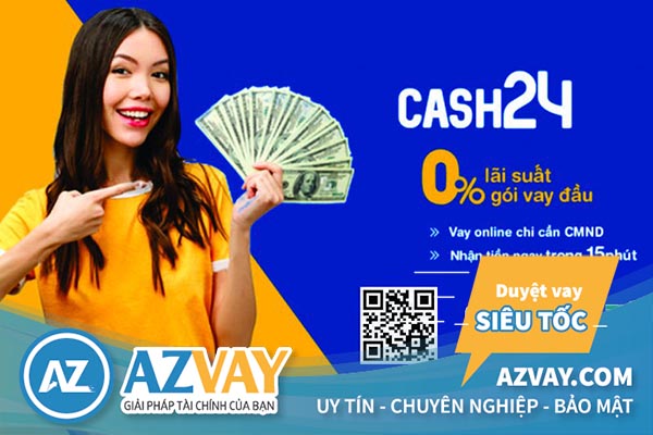 vay tiền nhanh cash24
