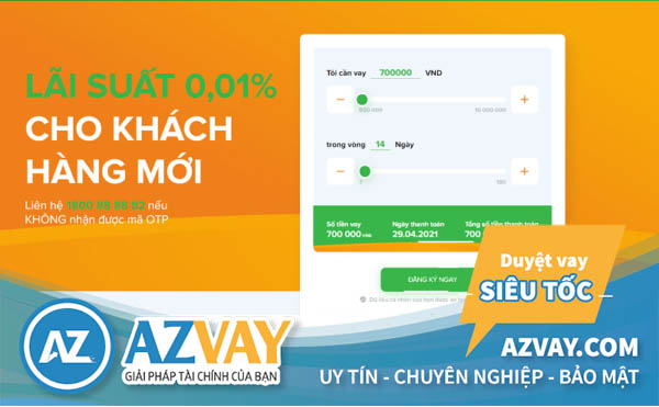 Chọn khoản vay tại website tienoi