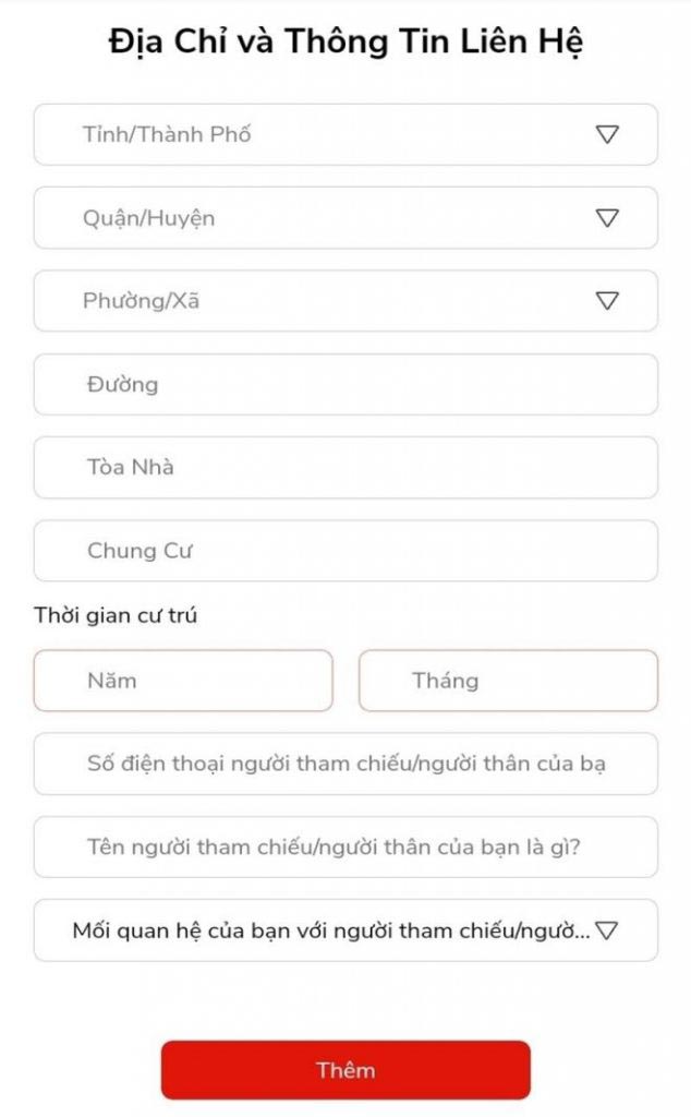 Cập nhật thông tin